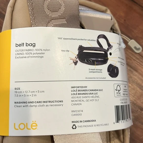 New! Lole belt bag🤎2024 it bag! per In Style mag - Picture 3 of 3